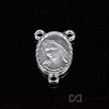 Medaljica raskrižje - Gospa, srebrni...