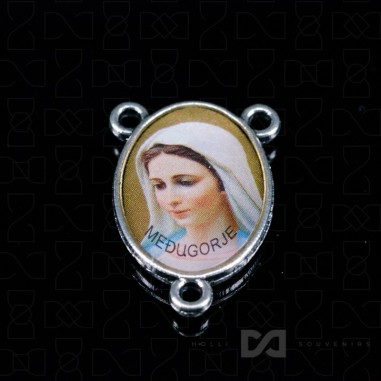 Medaljica raskrižje - Gospa/crkva,...