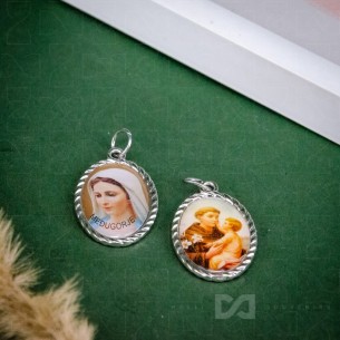 Medaljica Gospa/sv.Ante,...