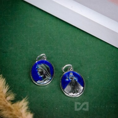 Medaljica Gospa/Milosrdni Isus,...