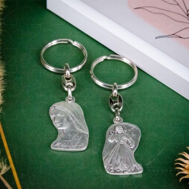 Privjesak - Gospa/Milosrdni Isus -...