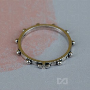 Prsten desetica - srebrni -...