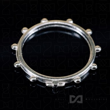 Prsten desetica - srebrni - 45-39