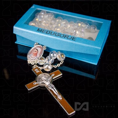 Krunica staklena Gospa/Benedikt - 21-72B