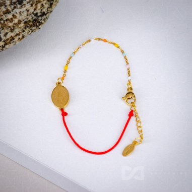 Narukvica čelik - Benedikt, zlatna -...