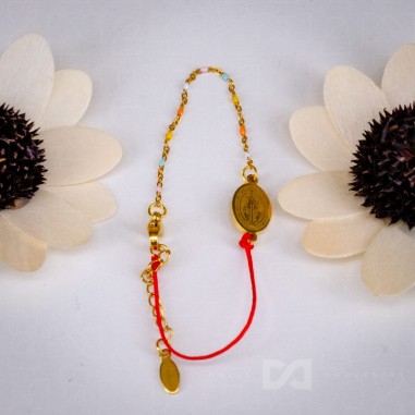 Narukvica čelik - Benedikt, zlatna -...