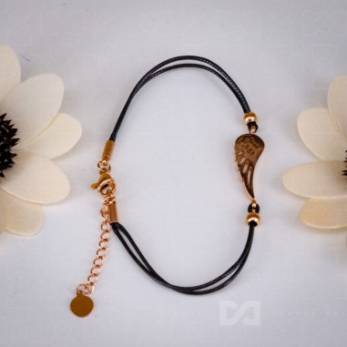 Narukvica čelik - krilo, rose - 36-46D