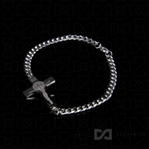 Narukvica čelik - križ...
