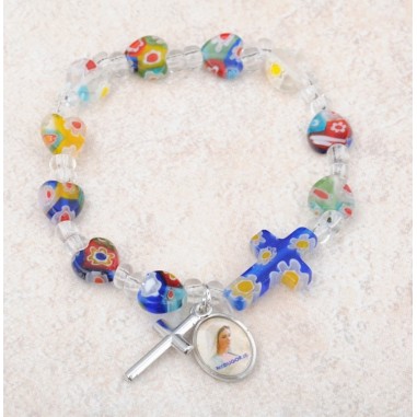 Narukvica murano - Gospa/križić - 36-506