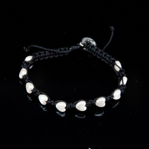 Narukvica na špagi - srca -...