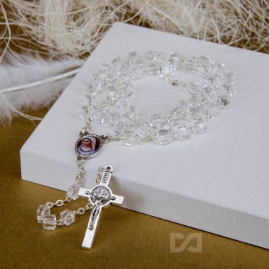 Krunica staklena - Gospa/križ...