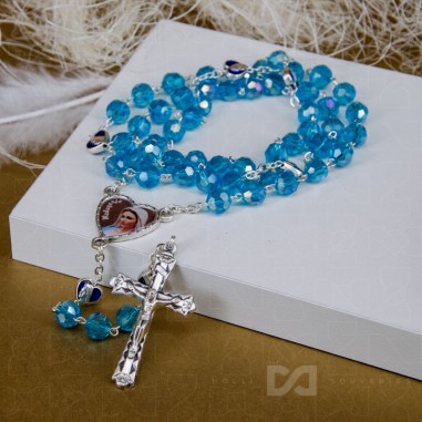 Krunica staklena - srce Gospa - 21-408