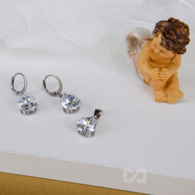 Set - naušnice + privjesak Suza...