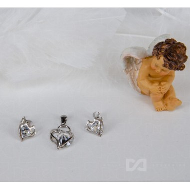 Set - naušnice + privjesak Kristal u...