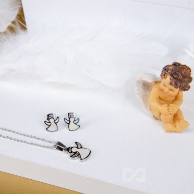 Set Anđeli - naušnice + lančić - 52-2B-2