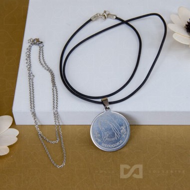 Lančić čelik Gospa - kaučuk / lanac...