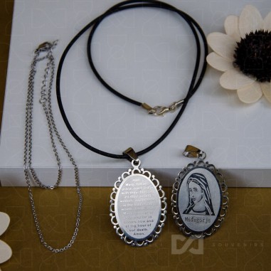 Lančić čelik Gospa - molitva Zdravo...