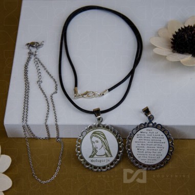 Lančić čelik Gospa - molitva Zdravo...