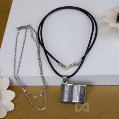 Lančić čelik knjiga- molitva Oče naš(...