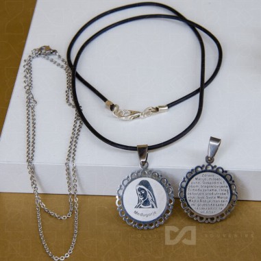 Lančić čelik Gospa - molitva Zdravo...