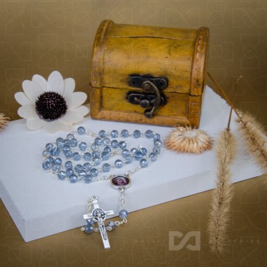 Krunica staklena - Gospa / križ...