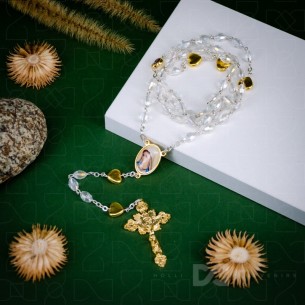 Krunica suze zlatno-srebrna...